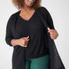 Sweaters^Lane Bryant Open-Front Cardigan Black