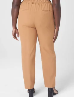 Perfect Drape^Lane Bryant Perfect Drape Relaxed Ankle Pull-On Pant Chipmunk