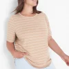 Knit Tops^Lane Bryant Perfect Sleeve Curved-Hem Tee Ginger Root