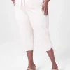 Crops And Capris^Lane Bryant Pull-On Crop Pant With Petal Hem Brazilian Sand