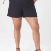 Crops, Capris And Shorts^Lane Bryant Rolled Hem Short Black