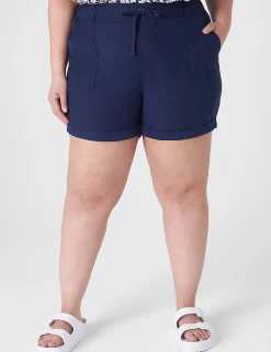 Shorts^Lane Bryant Rolled Hem Short Maritime Blue