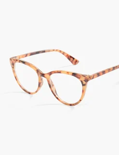 Readers^Lane Bryant Rounded Cateye Reading Glasses Natural Tortoise