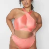Full Coverage Bras^Lane Bryant Sateen Wrap Bralette Desert Flower