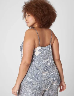 Shirts & Blouses^Lane Bryant Satin Cami Paisley