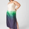 Occasion^Lane Bryant Scoop-Neck Cami Slip Dress Green Ombre