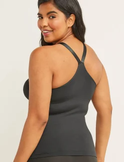 No-Wire Bras And Bralettes^Lane Bryant Seamless Racerback Nursing Cami Black