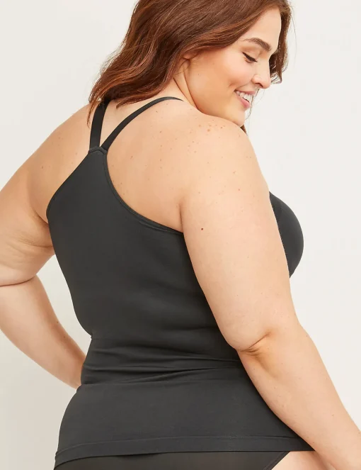 Specialty Bras^Lane Bryant Seamless Racerback Nursing Cami Black