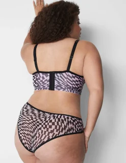 Sexy Panties^Lane Bryant Sheer Mesh Cheeky Panty Zale Geo