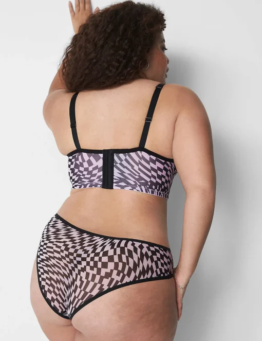 Sexy Panties^Lane Bryant Sheer Mesh Cheeky Panty Zale Geo
