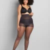 Tights & Leggings^Lane Bryant Shimmer Sheer - 20 D Smoothing Pantyhose Off Black