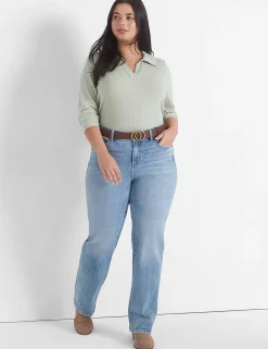Signature Fit^Lane Bryant Signature Fit Boot Jean Light Denim