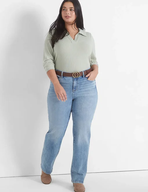 Signature Fit^Lane Bryant Signature Fit Boot Jean Light Denim