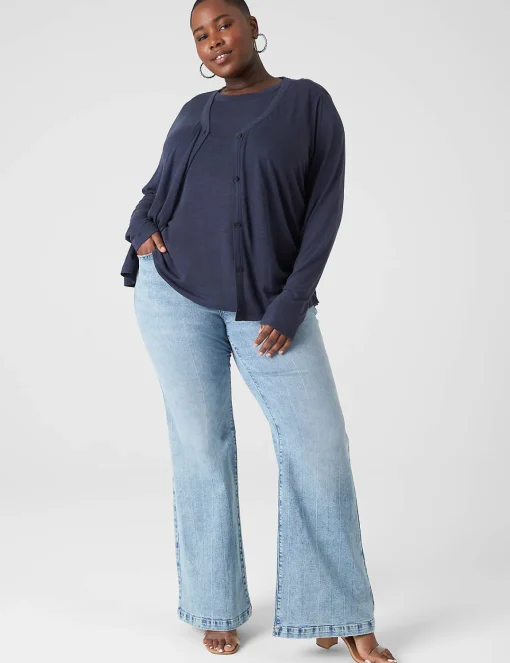 Bootcut^Lane Bryant Signature Fit Boot Jean Light Denim
