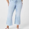 Crops And Capris^Lane Bryant Signature Fit Cropped Flare Jean Medium Denim