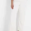 Wide Leg & Flare Jeans^Lane Bryant Signature Fit Fluid Wide Leg Trouser Jean Off White