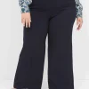 Wide Leg^Lane Bryant Signature Fit High-Rise Perfect Drape Wide Leg Pant Night Sky