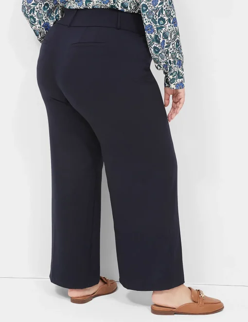 Wide Leg^Lane Bryant Signature Fit High-Rise Perfect Drape Wide Leg Pant Night Sky