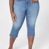 Crops, Capris And Shorts^Lane Bryant Signature Fit High-Rise Skinny Pedal Jean Medium Denim