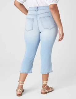Crops, Capris And Shorts^Lane Bryant Signature Fit High-Rise Skinny Pedal Jean Medium Denim