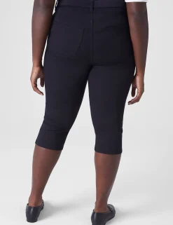 Crops, Capris And Shorts^Lane Bryant Signature Fit High-Rise Skinny Pedal Jean Black