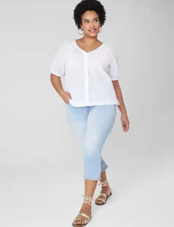 Skinny & Jegging^Lane Bryant Signature Fit High-Rise Skinny Pedal Jean Medium Denim
