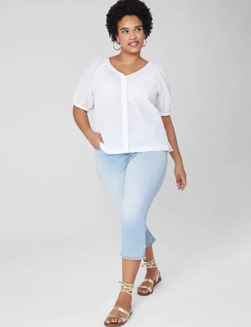 Skinny & Jegging^Lane Bryant Signature Fit High-Rise Skinny Pedal Jean Medium Denim