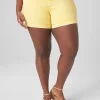 Crops, Capris And Shorts^Lane Bryant Signature Fit Jean Short Yellow