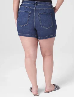 Crops, Capris And Shorts^Lane Bryant Signature Fit Jean Short Medium Denim