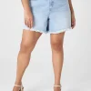 Shorts^Lane Bryant Signature Fit Relaxed Jean Short Light Denim