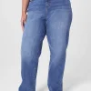 Signature Fit^Lane Bryant Signature Fit 90S Loose Straight Jean Medium Denim