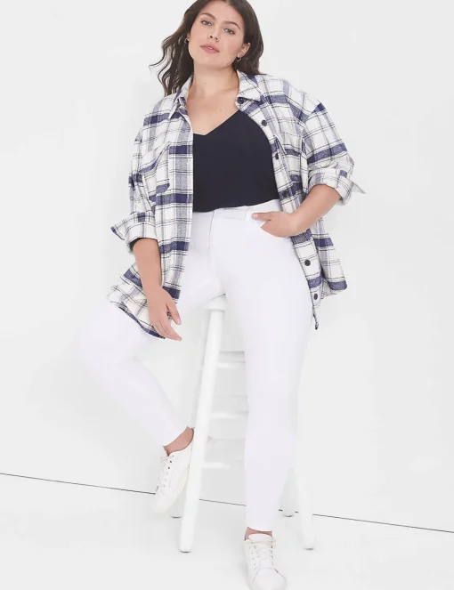 Signature Fit^Lane Bryant Signature Fit Skinny Jean White