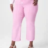 Crops, Capris And Shorts^Lane Bryant Signature Fit Straight Crop Jean Pink