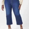 Crops And Capris^Lane Bryant Signature Fit Straight Crop Jean Medium Denim