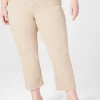 Crops, Capris And Shorts^Lane Bryant Signature Fit Straight Crop Jean Tan