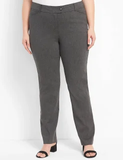 Straight Leg^Lane Bryant Signature Fit Straight 4-Season Pant Grey