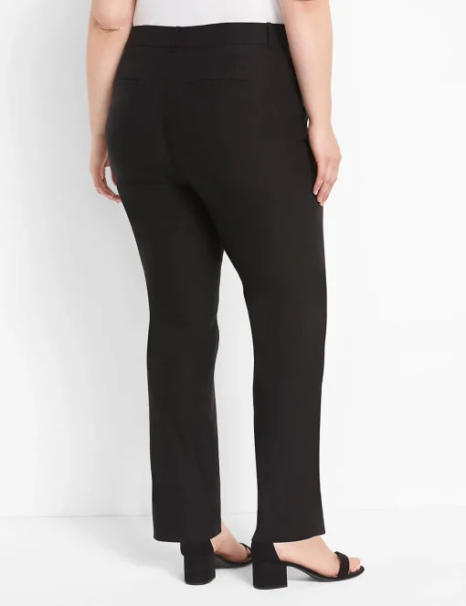 4-Season Collection^Lane Bryant Signature Fit Straight 4-Season Pant Black