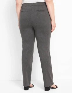 Straight Leg^Lane Bryant Signature Fit Straight 4-Season Pant Grey