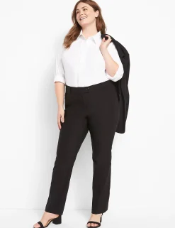 4-Season Collection^Lane Bryant Signature Fit Straight 4-Season Pant Black