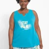 Sleep Separates^Lane Bryant Sleep Short Painterly Palms