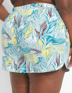 Sleep Separates^Lane Bryant Sleep Short Painterly Palms
