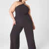 Date Night^Lane Bryant Sleeveless Halter-Neck Jumpsuit Black