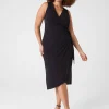 Maxi & Midi^Lane Bryant Sleeveless Wrap Tie Dress Black
