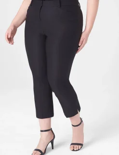 Crops And Capris^Lane Bryant Slim Capri 4-Season Pant Black