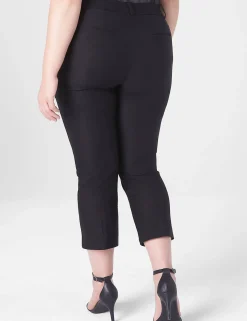 Crops And Capris^Lane Bryant Slim Capri 4-Season Pant Black