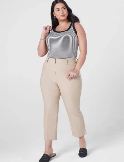Crops, Capris And Shorts^Lane Bryant Slim Capri 4-Season Pant Safari