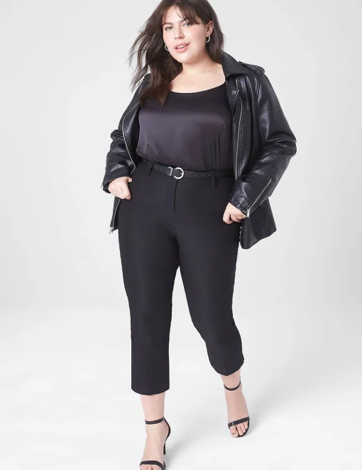 4-Season Collection^Lane Bryant Slim Capri 4-Season Pant Black