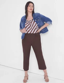 4-Season Collection^Lane Bryant Slim Capri 4-Season Pant Coffee
