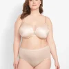 F To K Cups^Lane Bryant Smooth Lightly Lined Full Coverage Bra Sand Dollar