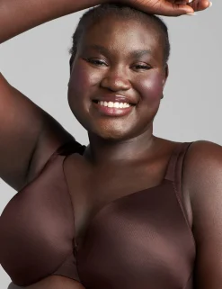 Full Coverage Bras^Lane Bryant Smooth Lightly Lined Full Coverage Bra Chocolate Plum